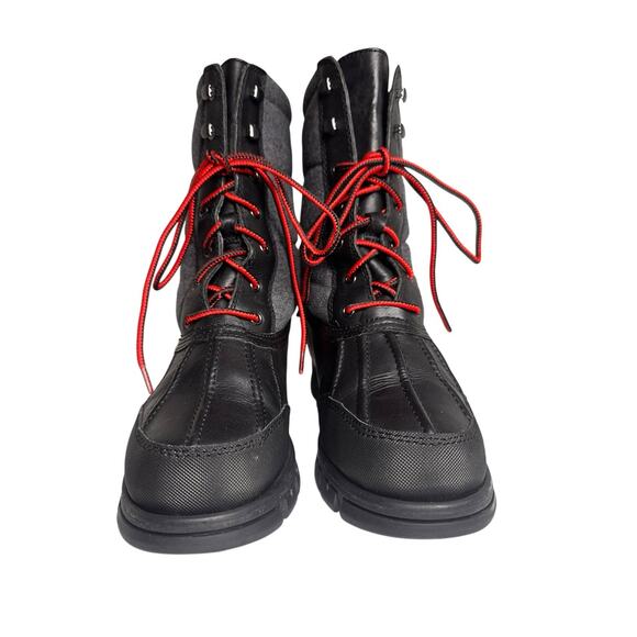 Ralph Lauren Quinlyn Lace Up Rain Snow Boots Womens 7.5 Gorpcore Apres Ski - Picture 10 of 15